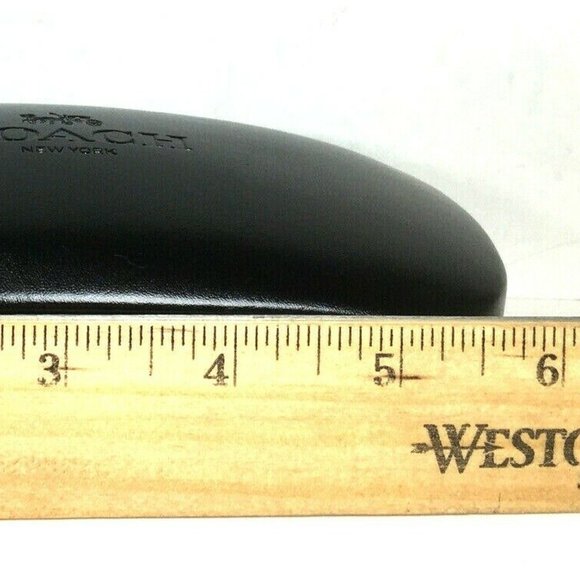 Coach Black Hard Eyeglass Case - Picture 10 of 12